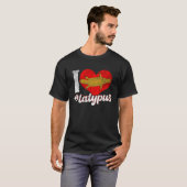Platypus Love Australia Australian Animal T-shirt (Voorkant volledig)