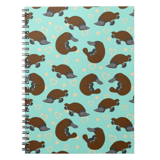 Platypus Love-laptop Notitieboek (Voorkant)