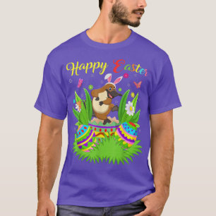 Platypus Lover Floral Easter Funny Platypus Ea T-shirt