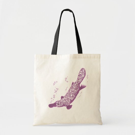 Platypus mauve alledaagse tas (Voorkant)