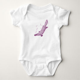 Platypus mauve baby creeper/t-shirt romper