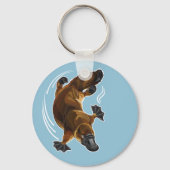 platypus met eenkopvis sleutelhanger (Voorkant)