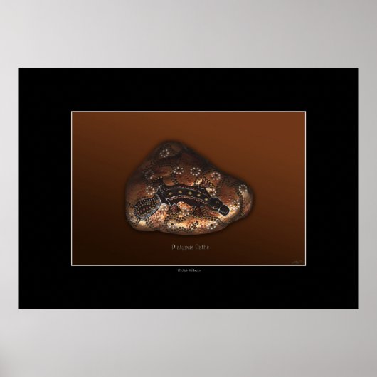PLATYPUS PATHES Art Poster (Voorkant)