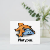 Platypus Platypus. Briefkaart (Staand voorkant)