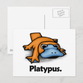 Platypus Platypus. Briefkaart (Voorkant / Achterkant)