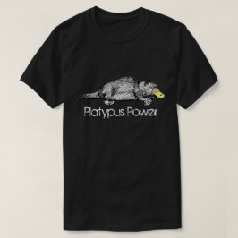 Platypus Power Australian Monotreme Individualitei T-shirt