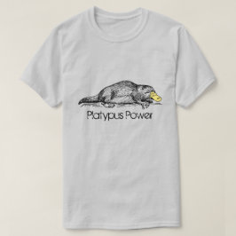 Platypus Power Australian Monotreme Individualitei T-shirt