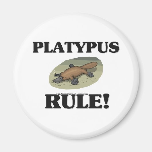 PLATYPUS Regel! Magneet (Voorkant)