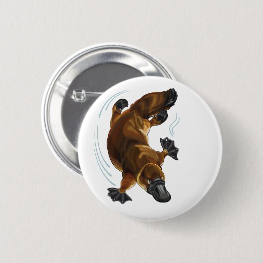 platypus ronde button 5,7 cm (Voorkant /achterkant)