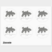 Platypus Silhouette Stickers (Vel)