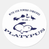 Platypus Sticker (Voorkant)