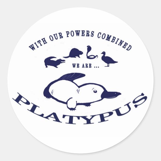 Platypus Sticker (Voorkant)