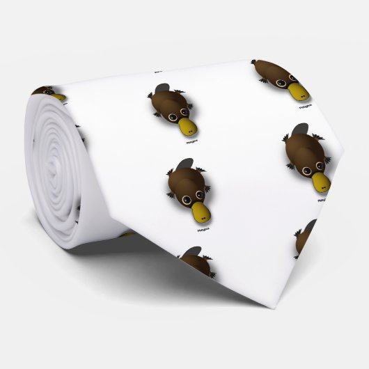 platypus stropdas (Opgerold)