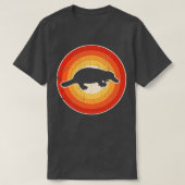Platypus Sunset Retro voor mannen Vrouwelijke jong T-shirt (Design voorkant)