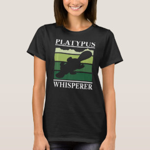 Platypus Whisperer Animal Semiwaterzoogdier T-shirt