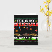 Platypus Xmas Animals Squad This Is My Christmas P Kaart (Gele Bloem)