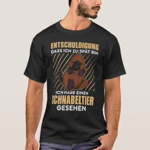 Platypus Zoogdieren Australië Biologie Wildlife St T-shirt