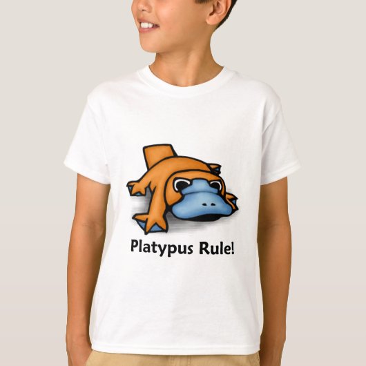 Platypusregel! T-shirt (Voorkant)