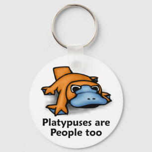 Platypussen zijn ook mensen sleutelhanger