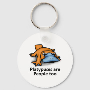 Platypussen zijn ook mensen sleutelhanger