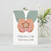 Plätzchen Zeit, Herzens Zeit Bedankkaart (Staand voorkant)