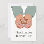 Plätzchen Zeit, Herzens Zeit Bedankkaart (Voorkant)