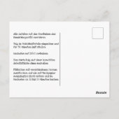 Plätzchenrezept Briefkaart (Achterkant)