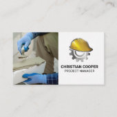 plaveisel | Bouw Hard Pet Gear Logo Visitekaartje (Voorkant)