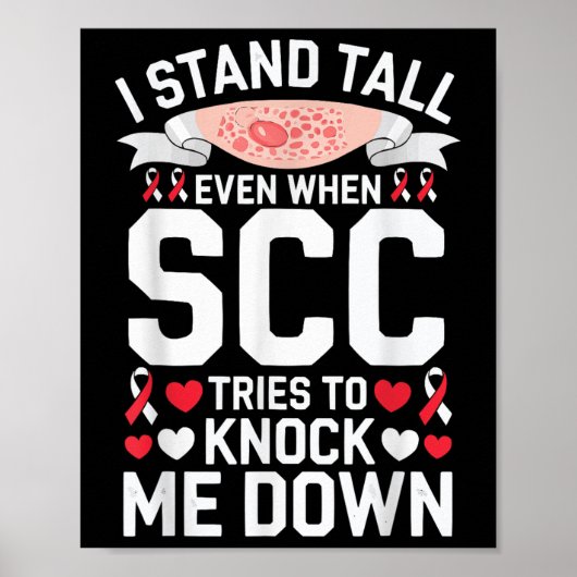 Plaveiselcelcarcinoom adenocarcinoom huidkanker poster (Voorkant)