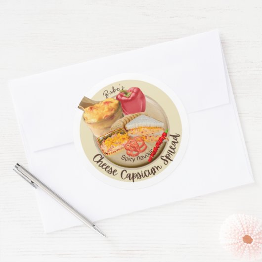 Plavemaakkaas capsicum spread sticker (Envelop)