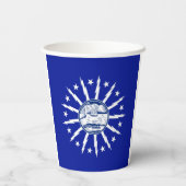 Plavemaankoppen van de stad Buffalo (New York) Papieren Bekers (Achterkant)