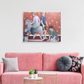 Play 2010 canvas afdruk (Insitu (Woonkamer))