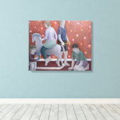 Play 2010 canvas afdruk (Insitu (Houten vloer))