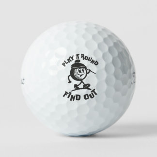 Play A Round Find Out Funny Quote Golfballen