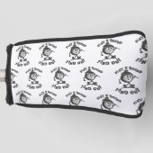 Play A Round Find Out Funny Quote Golfheadcover (Voorkant)