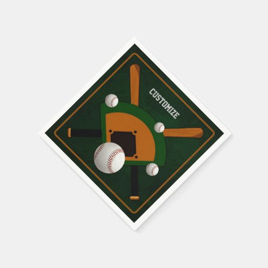 Play Ball Baseball Servet (Hoek)