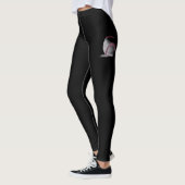 Play Ball Baseball Sporty Black Leggings (Links)