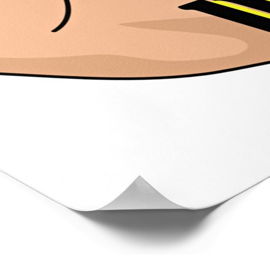 Play Ball Sports Games Cartoon Art Poster (Hoek)