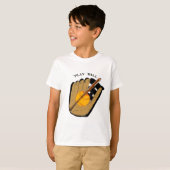 Play Ball with Glove and Bat for Boys T-shirt (Voorkant volledig)