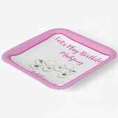 Play Birthday Mahjong PERSONALIZE Papieren Bordje (Gebogen)