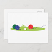 Play Bocce Briefkaart (Voorkant / Achterkant)