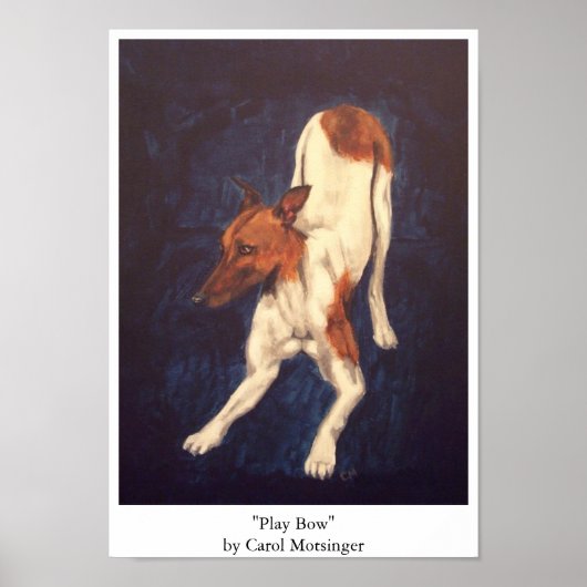 Play Bow Poster (Voorkant)