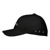 Play Boy Aangepaste Lettering Zwarte Flexfit Elega Geborduurde Pet (Links)