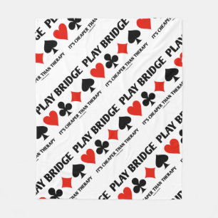 Play Bridge Het is goedkoper dan Therapy 4-kaartSu Fleece Deken