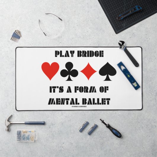 Play Bridge is een vorm van mentale ballet Bureaumat (Werkstation)