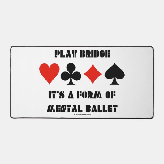 Play Bridge is een vorm van mentale ballet Bureaumat (Voorkant)