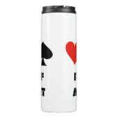 Play Bridge is een vorm van mentale ballet Thermosbeker (Achterkant)