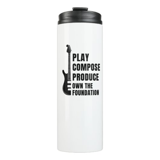 PLAY, COMPOSE, PRODUCE FROM THE LOW END THERMOSBEKER (Voorkant)