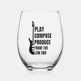 PLAY, COMPOSE, PRODUCE FROM THE LOW END WIJNGLAS ZONDER VOET