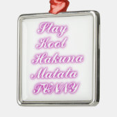 Play Cool Hakuna Matata .png Metalen Ornament (Links)